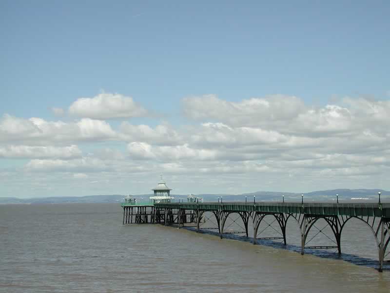 Clevedon Pier in Summer